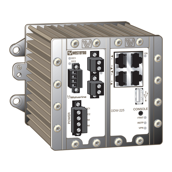Westermo DDW-225 User Manual