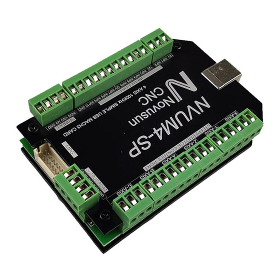 Novusun CNC NVUM_SPv1.1 Manual