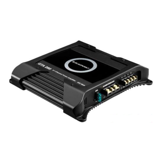 Blaupunkt GTA 280 Manual