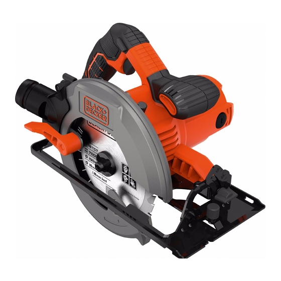Black+Decker CS1550 Circular Saw Manuals