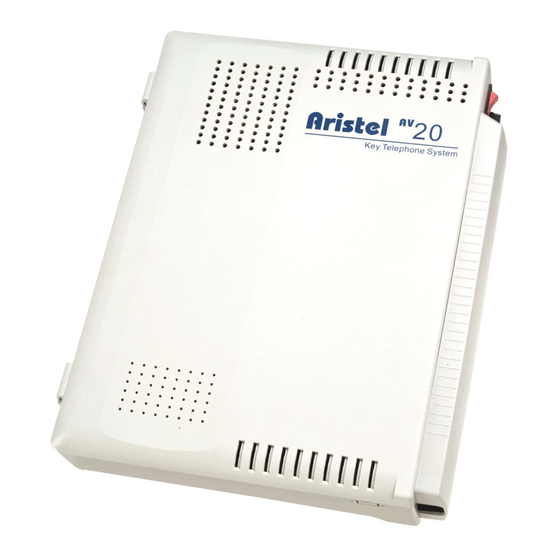 Aristel AV-20 Installation Manual