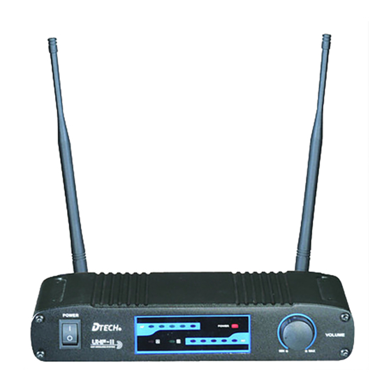 DTech UHF-11 Manual