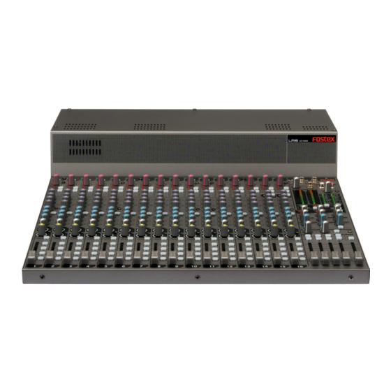Fostex LM16 Owner's Manual