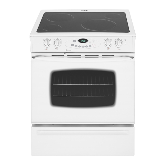 Maytag MES5752BAW Use And Care Manual