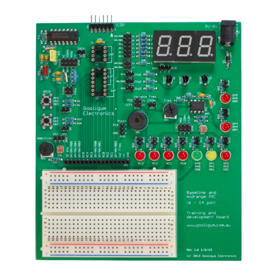 Gooligum Electronics Baseline and Mid-Range PIC Manuals