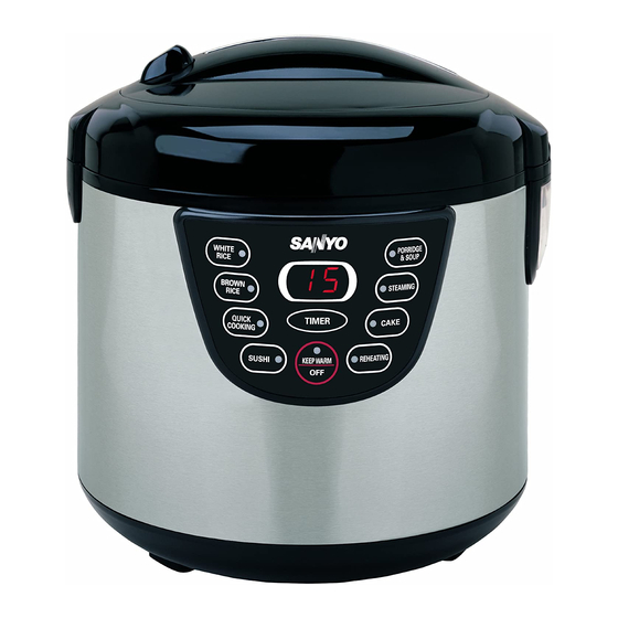 Sanyo ECJ-M100S - Micom Rice & Versatile Cooker Manuals