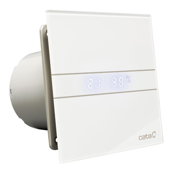 Cata E-100 GTH BK Instruction Manual