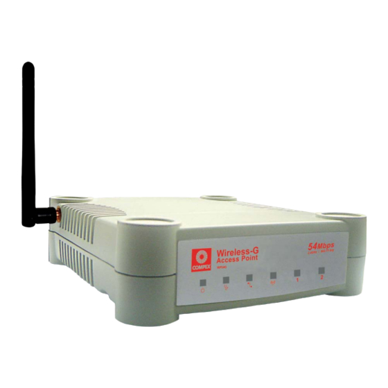 Compex WP54G 1a Quick Install Manual