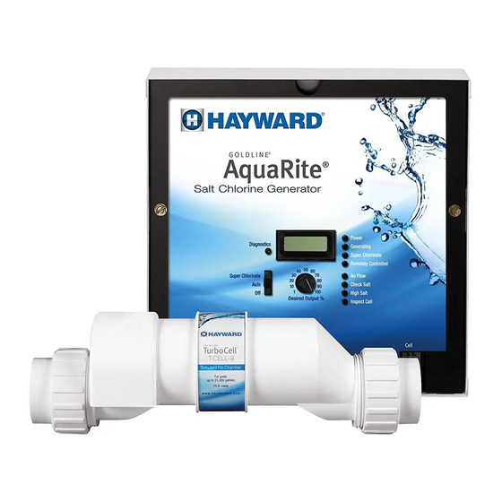 Hayward AquaRite series Manuals