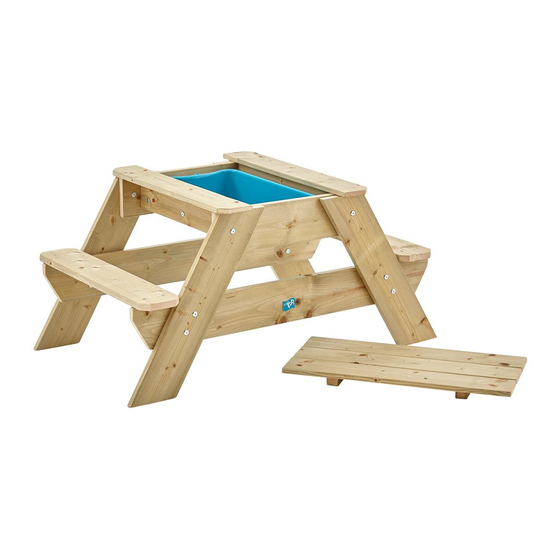 TP Toys Early Fun Picnic Table Sandpit Instruction Manual