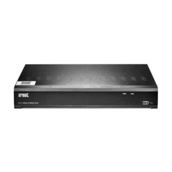 urmet domus Hybrid DVR 1080N Series User Manual/Instructions
