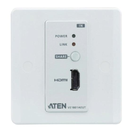 ATEN VanCryst VE1801AEUT User Manual