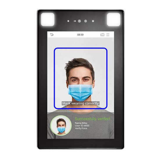 ZKTeco ProFace X SL Quick Start Manual