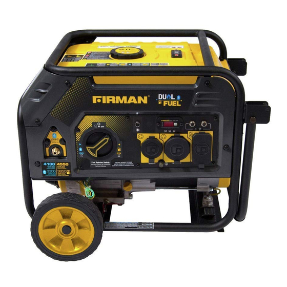Firman H03652 Quick Reference Manual