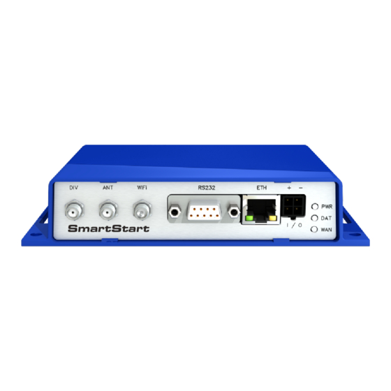 Advantech B+B SmartWorx SmartFlex Router SR303 Start Manual