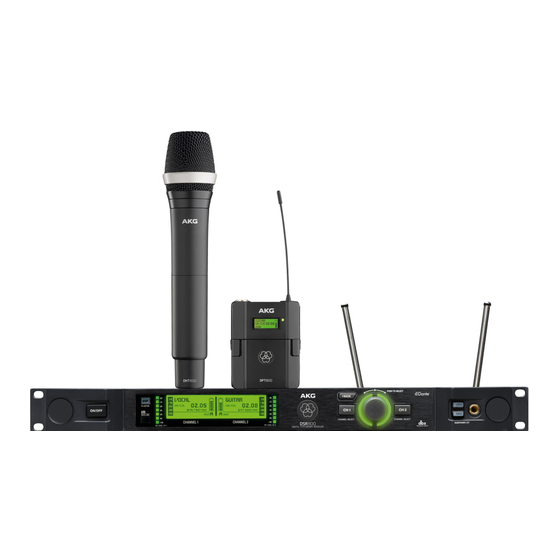 Harman AKG DMS800 Manual