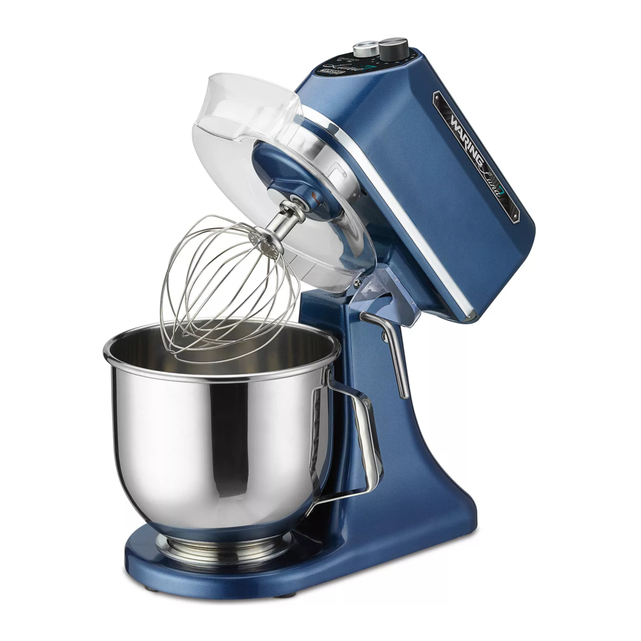 WARING COMMERRCIAL Luna7 WSM7L - 7-Quart Planetary Mixer Manual