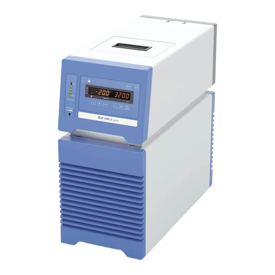User Manuals: IKA HRC 2 basic Temperature Control