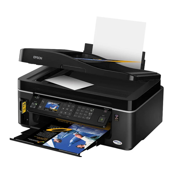 Epson STYLUS OFFICE TX600FW Installation Manual By Using Wireless Router And Access Point