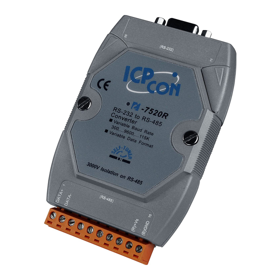 ICP DAS USA I-7520R Quick Start Manual