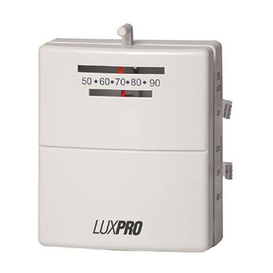 Lux Products LUXPRO PSM40SA Installation And Operating Instructions