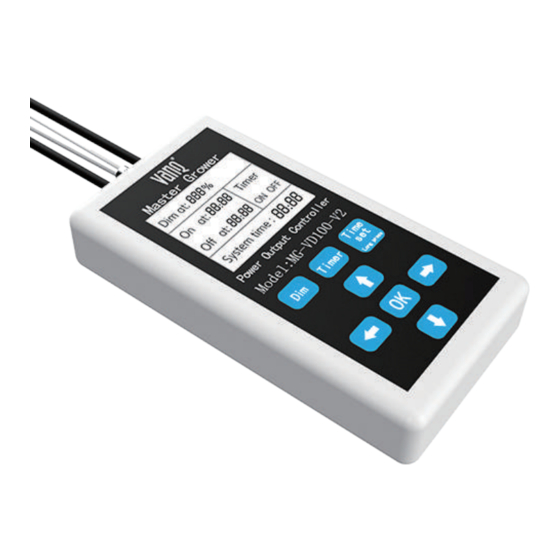 VANQ VQ-VD Series Manual