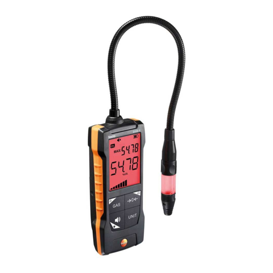 TESTO 316-1 Instruction Manual
