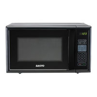 Sanyo EM-S2588W/B Instruction Manual And Cooking Manual