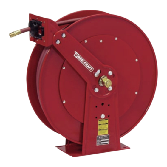 ReelCraft 82100 OLP-HTH Operating Instructions Manual