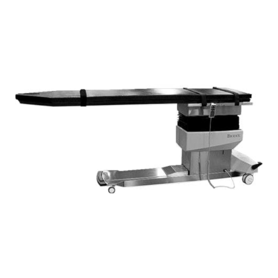 biodex C-ARM 058-870 Instructions For Use Manual