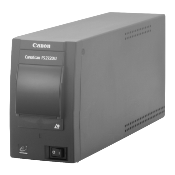 Canon CanoScan FS2720U Product Manual