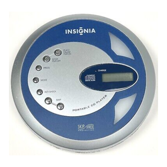 INSIGNIA IS-PA040717 CD PLAYER INSTRUCTION MANUAL | ManualsLib