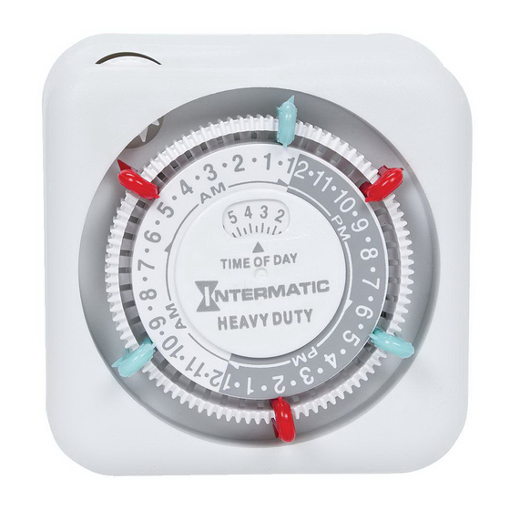 INTERMATIC TN111 TIMER SUPPLEMENTARY MANUAL ManualsLib