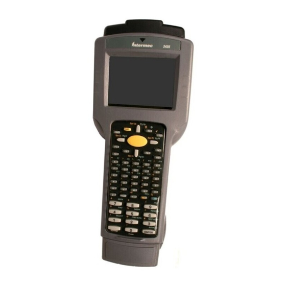 INTERMEC TRAKKER ANTARES 2430 PDA QUICK START MANUAL | ManualsLib