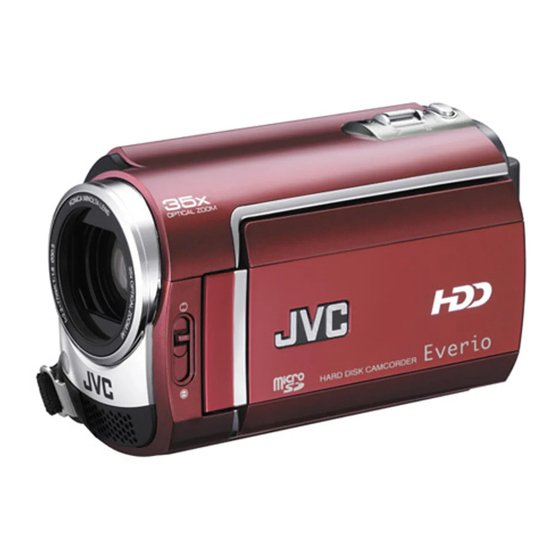JVC EVERIO GZMG330 CAMCORDER SPECIFICATIONS ManualsLib