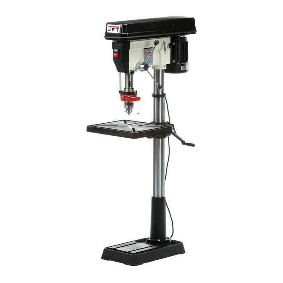 JET JDP20MF POWER TOOL OPERATING INSTRUCTIONS AND PARTS MANUAL