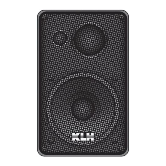 KLH SATELLITE 970A SPEAKER SPECIFICATIONS ManualsLib