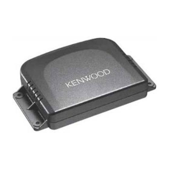 Kenwood KPA-SD100 Instruction Manual