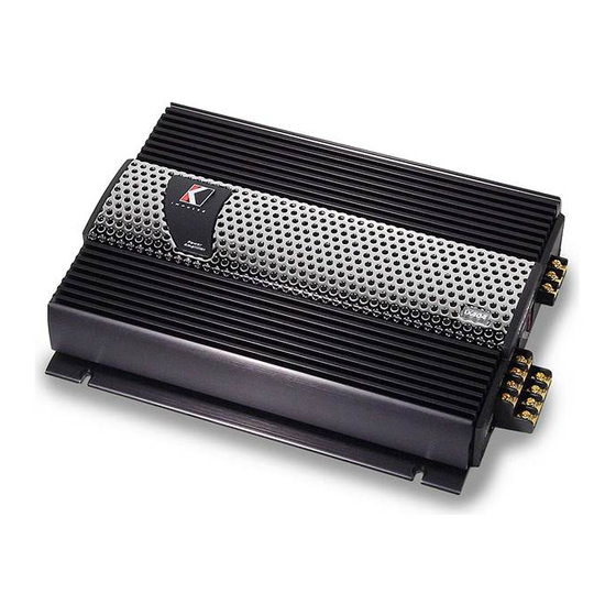 KICKER IMPULSE IX254 CAR AMPLIFIER USER MANUAL ManualsLib