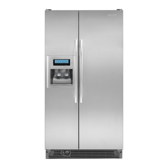 KITCHENAID ARCHITECT SERIES II KSCS23FV REFRIGERATOR INSTALLATION