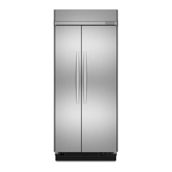 KITCHENAID ARCHITECT SERIES II KSSC36QTS REFRIGERATOR DIMENSION MANUAL   Raw 