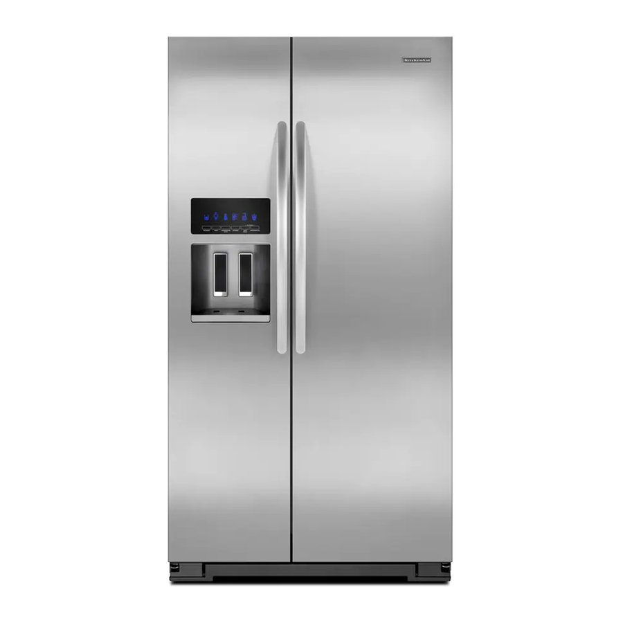 KitchenAid KSF26C4XY Dimension Manual
