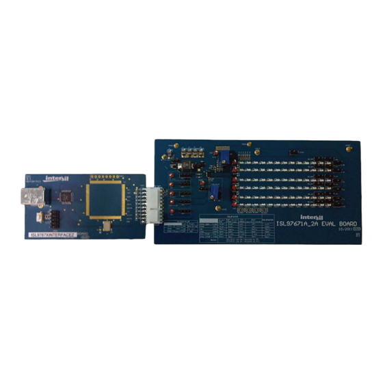 Intersil ISL97671A Quick Start Manual