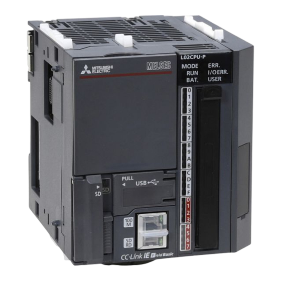 Mitsubishi Electric L02SCPU User's Manual And Reference