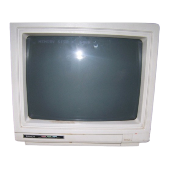 Tandy CM-4 Manuals