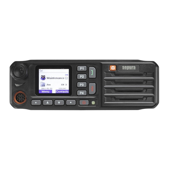 Sepura SEM8010H Quick Reference Manual