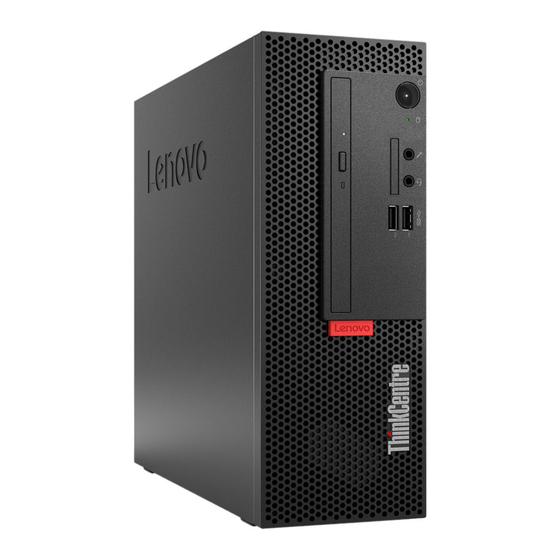 Lenovo ThinkCentre M720e Setup Manual