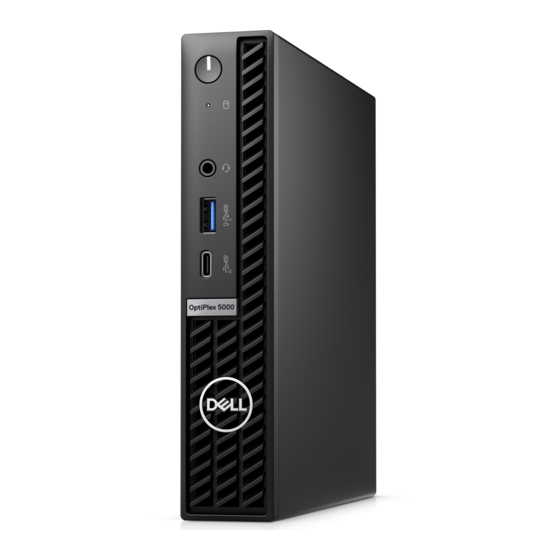 Dell OptiPlex 5000 Micro Setup And Specifications