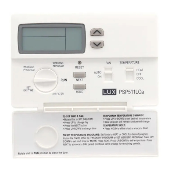 LUX PSP511LCa / PSP511Ca Manual ManualsLib