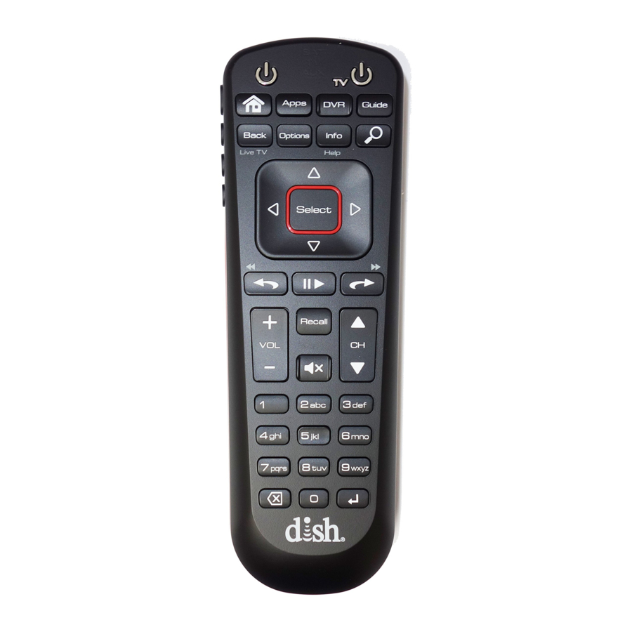 dish 52.0 Remote Control Quick Start Guide ManualsLib